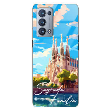 Etui Black Case Glass do OPPO RENO 6 PRO PLUS SUMMER PARADISE ST_PAR100