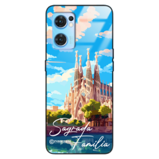 Etui Black Case Glass do OPPO RENO 7 SE SUMMER PARADISE ST_PAR100