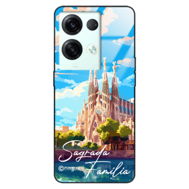 Etui Black Case Glass do OPPO RENO 8 SUMMER PARADISE ST_PAR100