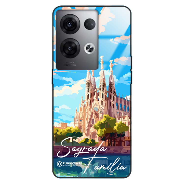 Etui Black Case Glass do OPPO RENO 8 PRO PLUS SUMMER PARADISE ST_PAR100