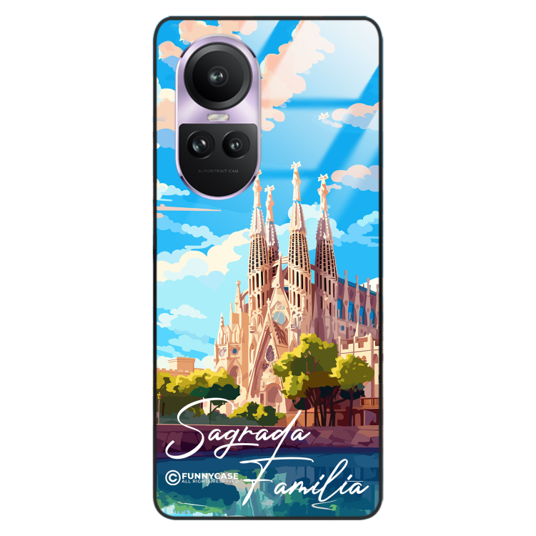 Etui Black Case Glass do OPPO RENO 10 PRO SUMMER PARADISE ST_PAR100