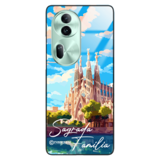 Etui Black Case Glass do OPPO RENO 11 5G SUMMER PARADISE ST_PAR100