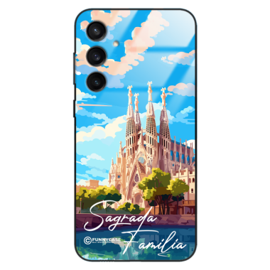 Etui Black Case Glass do SAMSUNG S23 FE 5G SUMMER PARADISE ST_PAR100