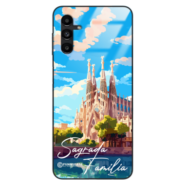 Etui Black Case Glass do SAMSUNG A13 5G SUMMER PARADISE ST_PAR100