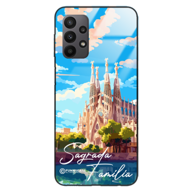 Etui Black Case Glass do SAMSUNG A23 4G SUMMER PARADISE ST_PAR100