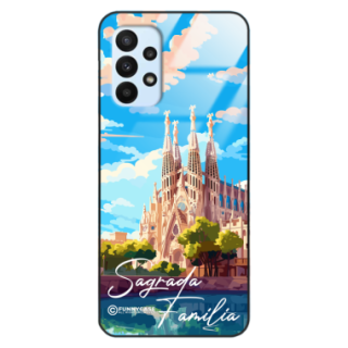 Etui Black Case Glass do SAMSUNG A23 5G SUMMER PARADISE ST_PAR100