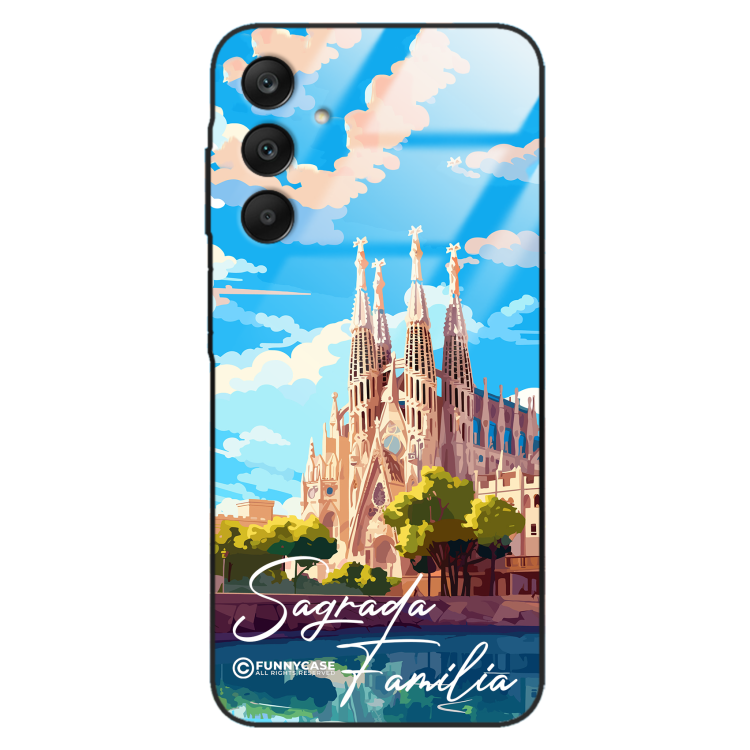 Etui Black Case Glass do SAMSUNG A25 5G SUMMER PARADISE ST_PAR100