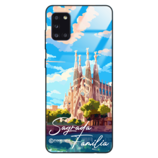 Etui Black Case Glass do SAMSUNG A31 SUMMER PARADISE ST_PAR100