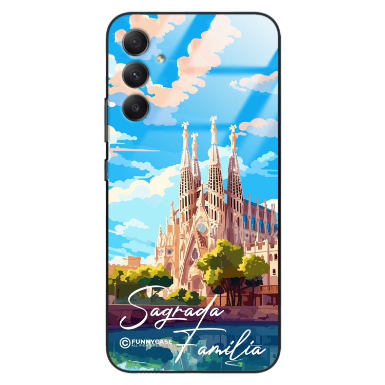 Etui Black Case Glass do SAMSUNG A34 5G SUMMER PARADISE ST_PAR100