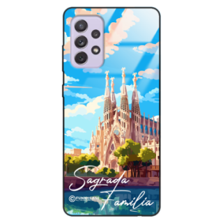 Etui Black Case Glass do SAMSUNG A72 SUMMER PARADISE ST_PAR100