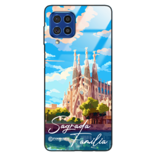 Etui Black Case Glass do SAMSUNG F62 SUMMER PARADISE ST_PAR100