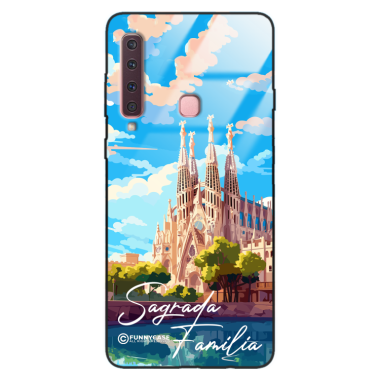 Etui Black Case Glass do SAMSUNG GALAXY A9 2018 SUMMER PARADISE ST_PAR100