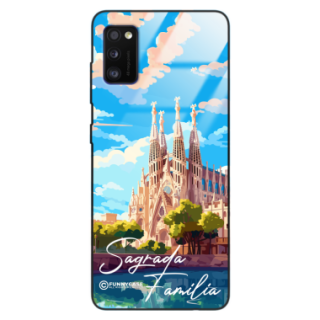 Etui Black Case Glass do SAMSUNG GALAXY A41 SUMMER PARADISE ST_PAR100