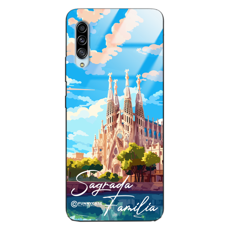 Etui Black Case Glass do SAMSUNG GALAXY A90 SUMMER PARADISE ST_PAR100