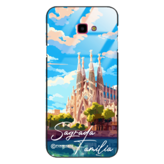 Etui Black Case Glass do SAMSUNG GALAXY J4 PLUS 2018 SUMMER PARADISE ST_PAR100