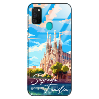 Etui Black Case Glass do SAMSUNG GALAXY M21 SUMMER PARADISE ST_PAR100