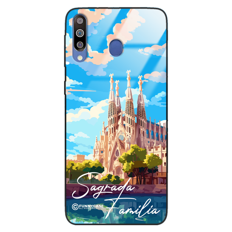 Etui Black Case Glass do SAMSUNG GALAXY M30 SUMMER PARADISE ST_PAR100