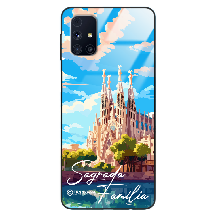 Etui Black Case Glass do SAMSUNG GALAXY M31S SUMMER PARADISE ST_PAR100