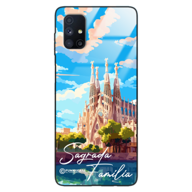 Etui Black Case Glass do SAMSUNG GALAXY M51 SUMMER PARADISE ST_PAR100