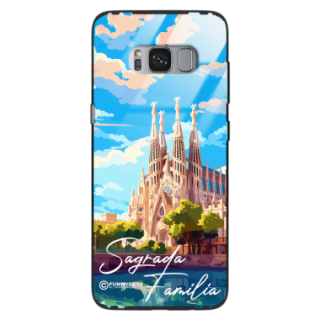 Etui Black Case Glass do SAMSUNG GALAXY S8 PLUS SUMMER PARADISE ST_PAR100