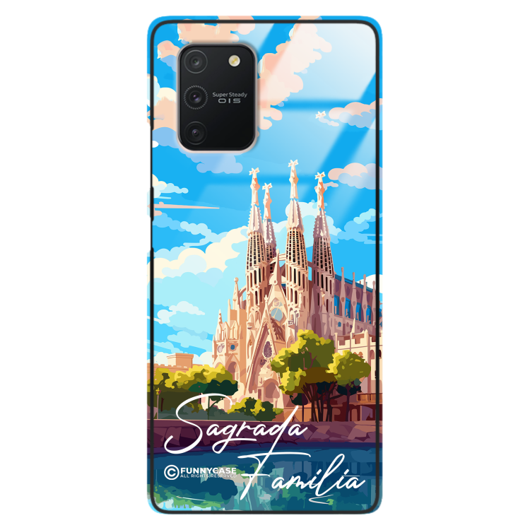 Etui Black Case Glass do SAMSUNG GALAXY S10 LITE SUMMER PARADISE ST_PAR100