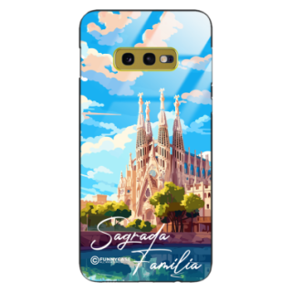 Etui Black Case Glass do SAMSUNG GALAXY S10E SUMMER PARADISE ST_PAR100