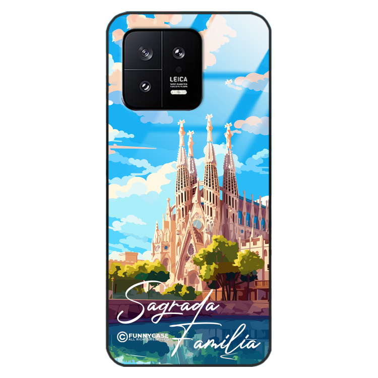 Etui Black Case Glass do XIAOMI 13 SUMMER PARADISE ST_PAR100