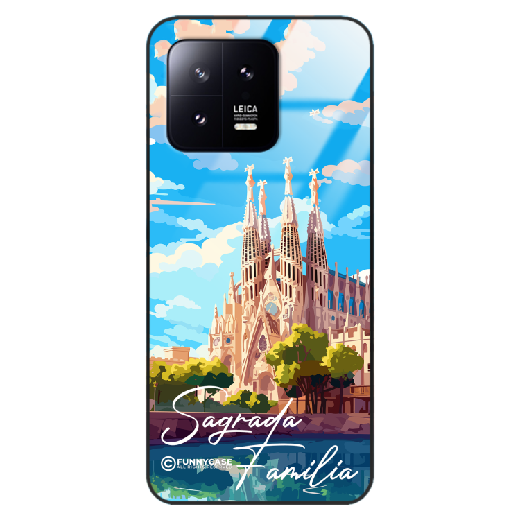 Etui Black Case Glass do XIAOMI 13 PRO SUMMER PARADISE ST_PAR100