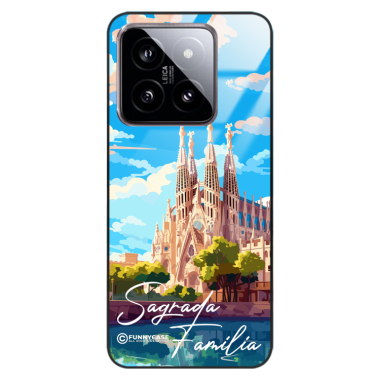 Etui Black Case Glass do XIAOMI 14 SUMMER PARADISE ST_PAR100