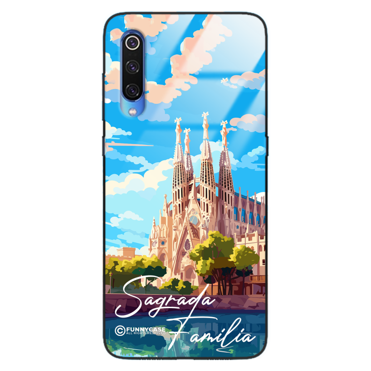 Etui Black Case Glass do XIAOMI MI 9 SUMMER PARADISE ST_PAR100