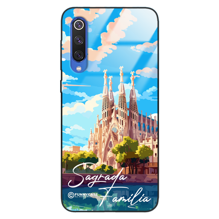 Etui Black Case Glass do XIAOMI MI 9 SE SUMMER PARADISE ST_PAR100