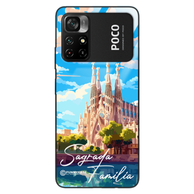 Etui Black Case Glass do XIAOMI POCO M4 PRO 5G SUMMER PARADISE ST_PAR100