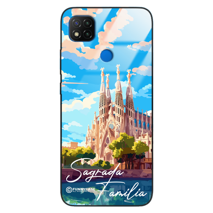 Etui Black Case Glass do XIAOMI REDMI 9C SUMMER PARADISE ST_PAR100