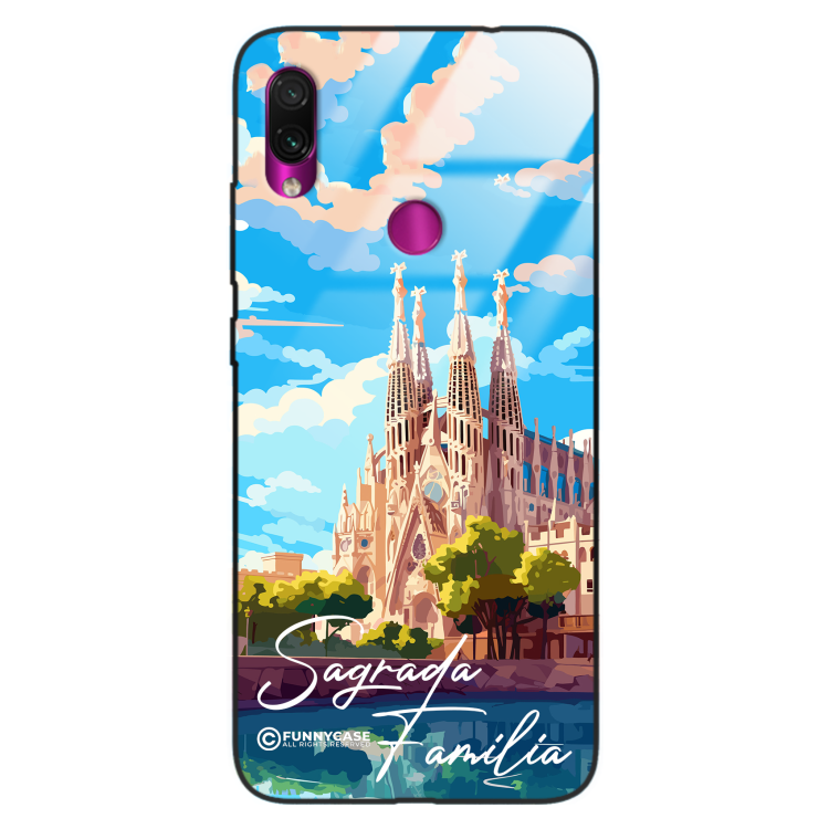 Etui Black Case Glass do XIAOMI REDMI NOTE 7 SUMMER PARADISE ST_PAR100