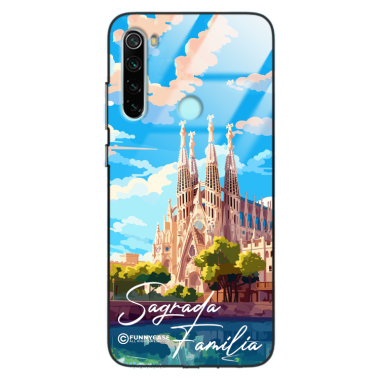 Etui Black Case Glass do XIAOMI REDMI NOTE 8 SUMMER PARADISE ST_PAR100