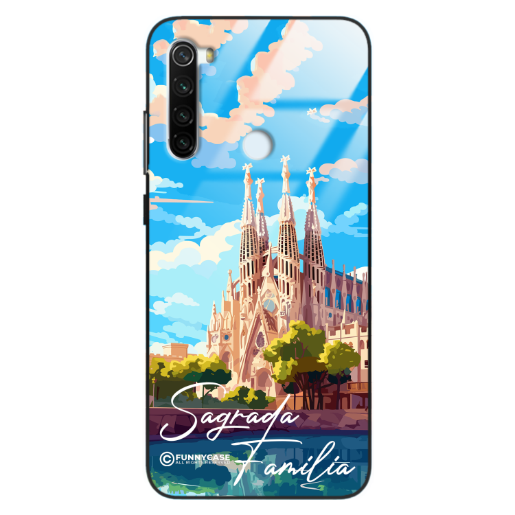 Etui Black Case Glass do XIAOMI REDMI NOTE 8T SUMMER PARADISE ST_PAR100