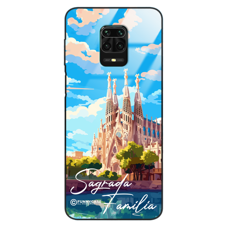 Etui Black Case Glass do XIAOMI REDMI NOTE 9S SUMMER PARADISE ST_PAR100