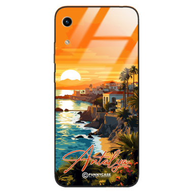 Etui Black Case Glass do HUAWEI HONOR 8A SUMMER PARADISE ST_PAR101