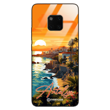 Etui Black Case Glass do HUAWEI MATE 20 PRO SUMMER PARADISE ST_PAR101