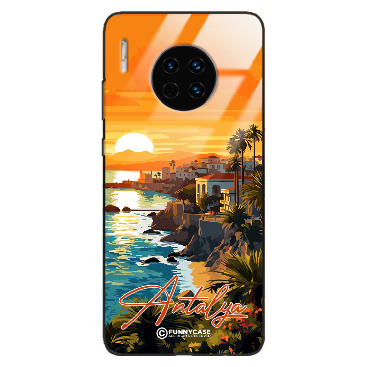 Etui Black Case Glass do HUAWEI MATE 30 SUMMER PARADISE ST_PAR101