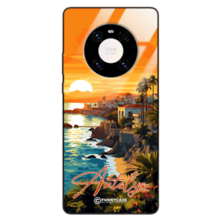 Etui Black Case Glass do HUAWEI MATE 40  SUMMER PARADISE ST_PAR101