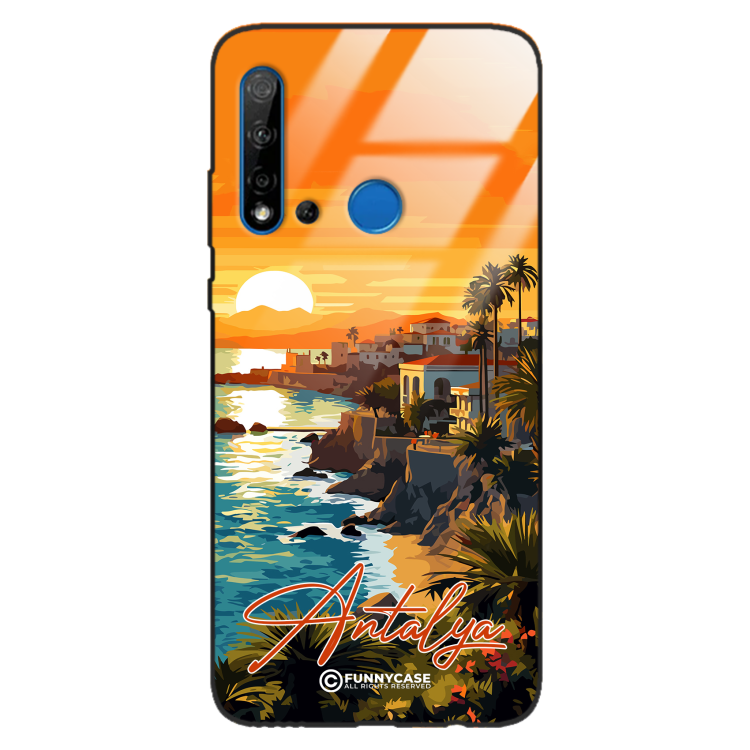 Etui Black Case Glass do HUAWEI NOVA 5I SUMMER PARADISE ST_PAR101