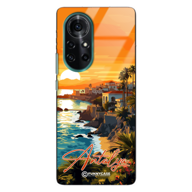 Etui Black Case Glass do HUAWEI NOVA 8 SUMMER PARADISE ST_PAR101