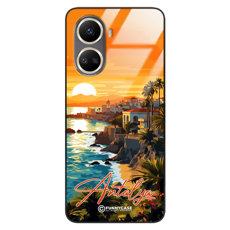 Etui Black Case Glass do HUAWEI NOVA 10 SE SUMMER PARADISE ST_PAR101