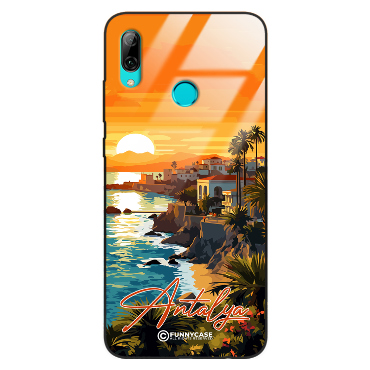 Etui Black Case Glass do HUAWEI P SMART 2019 SUMMER PARADISE ST_PAR101