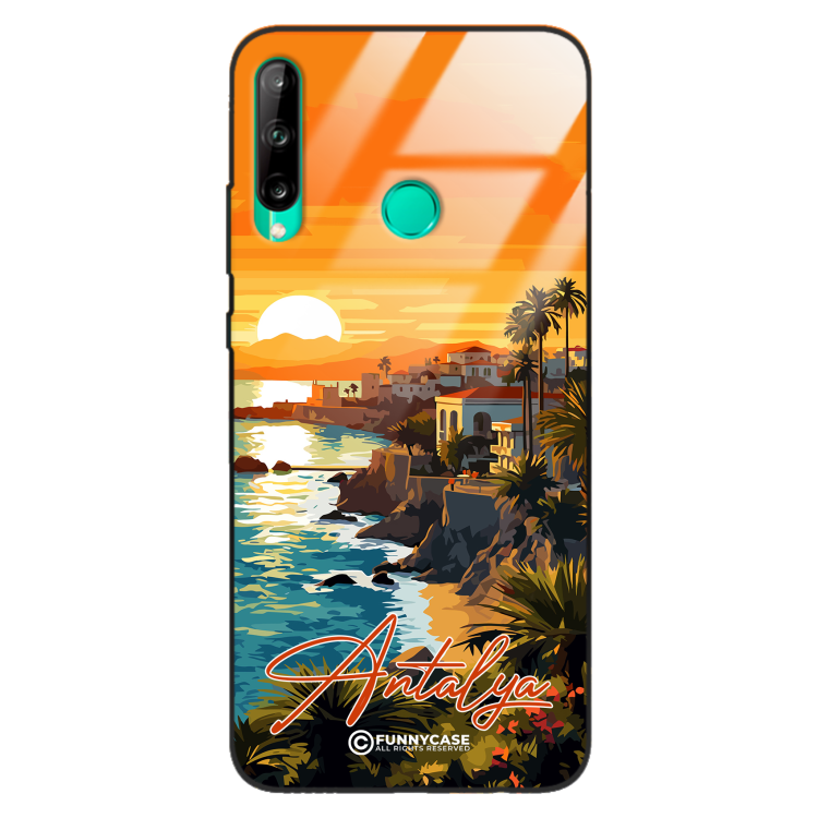 Etui Black Case Glass do HUAWEI P40 LITE E SUMMER PARADISE ST_PAR101