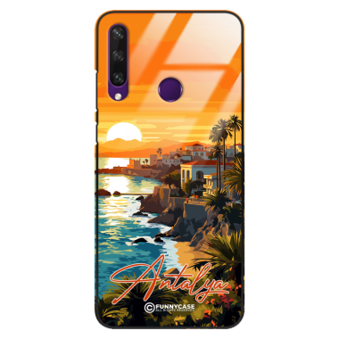 Etui Black Case Glass do HUAWEI Y6P SUMMER PARADISE ST_PAR101