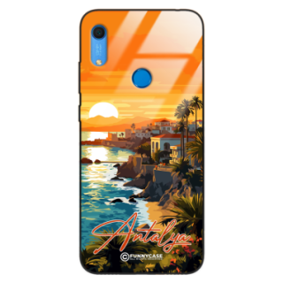 Etui Black Case Glass do HUAWEI Y6S SUMMER PARADISE...