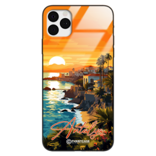 Etui Black Case Glass do IPHONE 11 PRO SUMMER PARADISE ST_PAR101