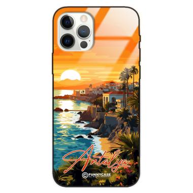 Etui Black Case Glass do IPHONE 12 PRO SUMMER PARADISE ST_PAR101